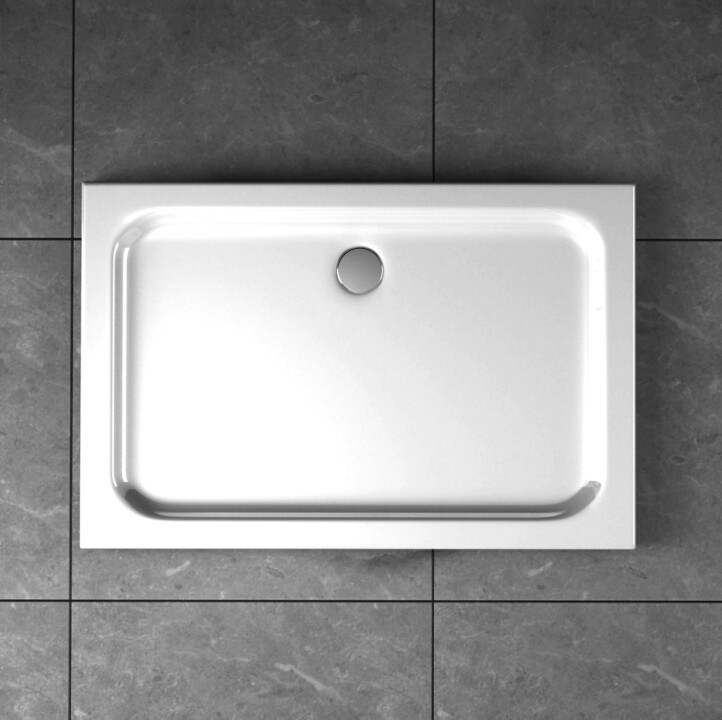 Brodzik prostokątny niski SLIM 5cm - LEYDEN