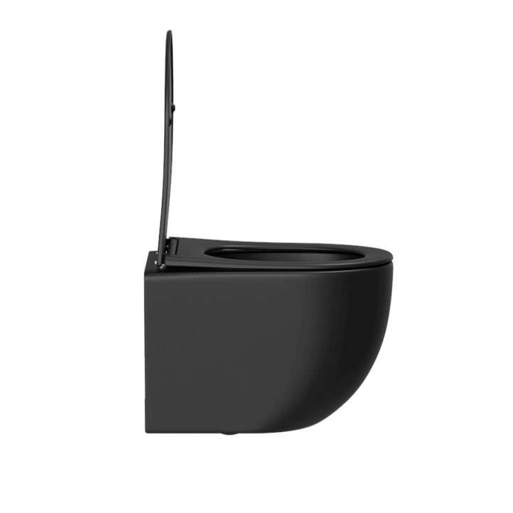 Misa podwieszana WC czarna bezrantowa rimless - KATI - LEYDEN