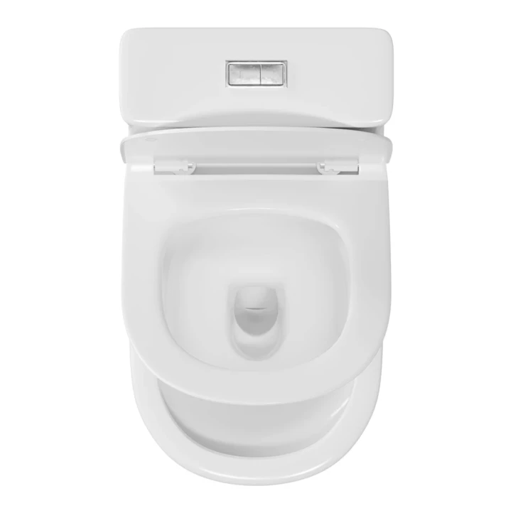 WC KOMPAKT toaleta jednoczęściowa, bezrentowa misa - JASPER - LEYDEN