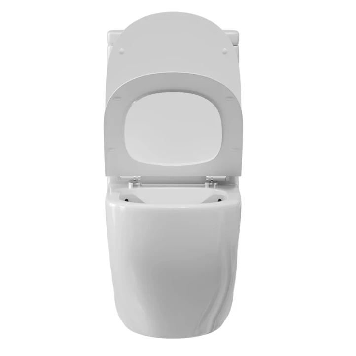 WC KOMPAKT toaleta jednoczęściowa, bezrentowa misa - JASPER - LEYDEN