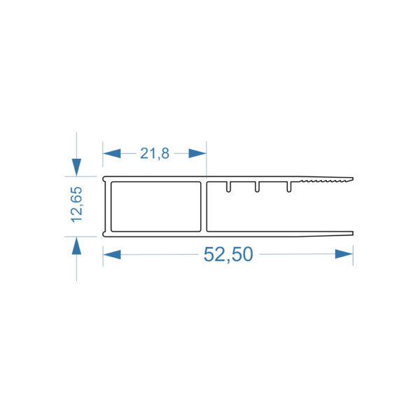 Profil poszerzający drzwi prysznicowych DSL3001, DSL3001D, DSD3001