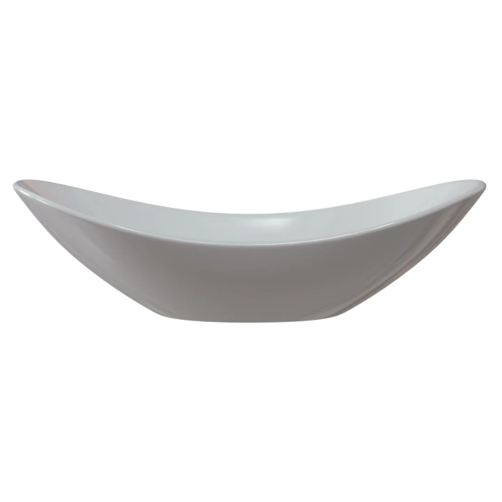 Umywalka ceramiczna nablatowa biała - MANAMI