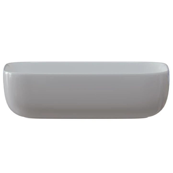 Umywalka ceramiczna nablatowa biała - SOFIA