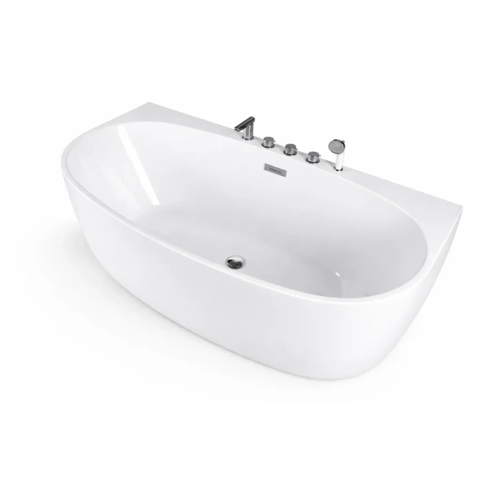 Wanna przyścienna z bateriami prostokątna 170 cm – LDN210 – LEYDEN EXCLUSIVE