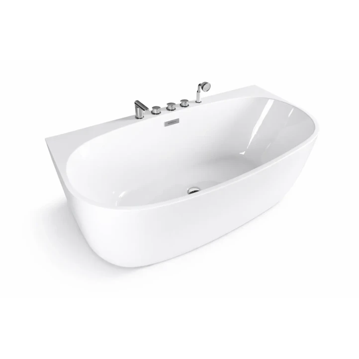 Wanna przyścienna z bateriami prostokątna 170 cm – LDN210 – LEYDEN EXCLUSIVE
